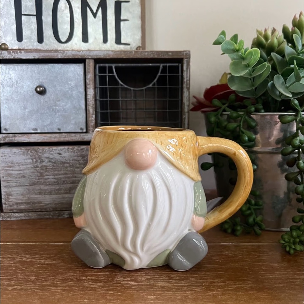 New Farmhouse ceramic Fall Gnome Mug